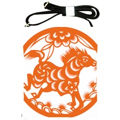 Chinese Zodiac Horoscope Horse Zhorse Star Orangeicon Shoulder Sling Bags by Mariart