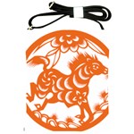 Chinese Zodiac Horoscope Horse Zhorse Star Orangeicon Shoulder Sling Bags Front