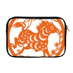 Chinese Zodiac Horoscope Horse Zhorse Star Orangeicon Apple Macbook Pro 17  Zipper Case