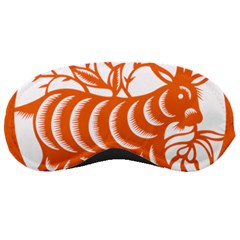 Chinese Zodiac Goat Star Orange Sleeping Masks by Mariart