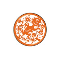 Chinese Zodiac Horoscope Monkey Star Orange Hat Clip Ball Marker (10 Pack) by Mariart