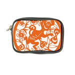 Chinese Zodiac Horoscope Monkey Star Orange Coin Purse Front