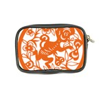 Chinese Zodiac Horoscope Monkey Star Orange Coin Purse Back