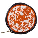 Chinese Zodiac Horoscope Monkey Star Orange Mini Makeup Bags Back