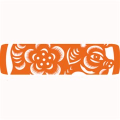 Chinese Zodiac Horoscope Pig Star Orange Large Bar Mats by Mariart