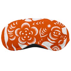 Chinese Zodiac Horoscope Pig Star Orange Sleeping Masks by Mariart