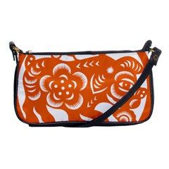 Chinese Zodiac Horoscope Pig Star Orange Shoulder Clutch Bags by Mariart