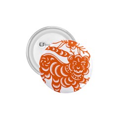 Chinese Zodiac Signs Tiger Star Orangehoroscope 1 75  Buttons by Mariart