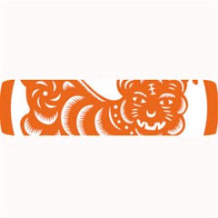 Chinese Zodiac Signs Tiger Star Orangehoroscope Large Bar Mats by Mariart