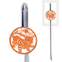 Chinese Zodiac Signs Tiger Star Orangehoroscope Book Mark by Mariart