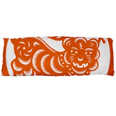 Chinese Zodiac Signs Tiger Star Orangehoroscope Body Pillow Case Dakimakura (two Sides) by Mariart