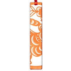 Chinese Zodiac Signs Tiger Star Orangehoroscope Large Book Marks by Mariart