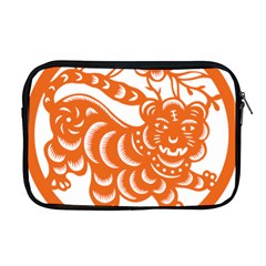 Chinese Zodiac Signs Tiger Star Orangehoroscope Apple Macbook Pro 17  Zipper Case by Mariart