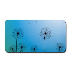 Flower Back Blue Green Sun Fly Medium Bar Mats by Mariart