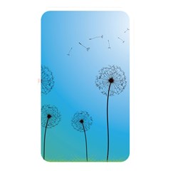 Flower Back Blue Green Sun Fly Memory Card Reader by Mariart