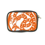 Chinese Zodiac Horoscope Snake Star Orange Coin Purse Back