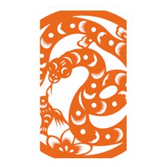 Chinese Zodiac Horoscope Snake Star Orange Memory Card Reader by Mariart