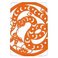 Chinese Zodiac Horoscope Snake Star Orange Flap Covers (L) 