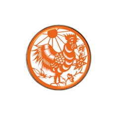 Chinese Zodiac Horoscope Zhen Icon Star Orangechicken Hat Clip Ball Marker by Mariart