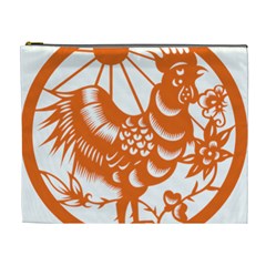 Chinese Zodiac Horoscope Zhen Icon Star Orangechicken Cosmetic Bag (xl) by Mariart