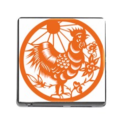 Chinese Zodiac Horoscope Zhen Icon Star Orangechicken Memory Card Reader (square) by Mariart