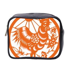 Chinese Zodiac Horoscope Zhen Icon Star Orangechicken Mini Toiletries Bag 2-side by Mariart