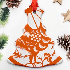 Chinese Zodiac Horoscope Zhen Icon Star Orangechicken Ornament (christmas Tree)  by Mariart