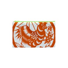 Chinese Zodiac Horoscope Zhen Icon Star Orangechicken Cosmetic Bag (xs) by Mariart