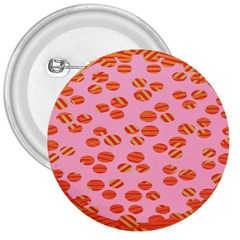 Distance Absence Sea Holes Polka Dot Line Circle Orange Chevron Wave 3  Buttons