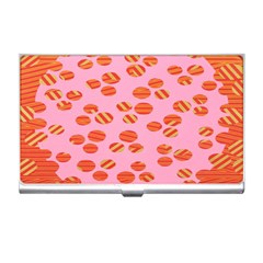 Distance Absence Sea Holes Polka Dot Line Circle Orange Chevron Wave Business Card Holders by Mariart