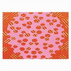 Distance Absence Sea Holes Polka Dot Line Circle Orange Chevron Wave Large Glasses Cloth (2-side) by Mariart