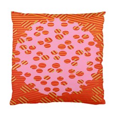 Distance Absence Sea Holes Polka Dot Line Circle Orange Chevron Wave Standard Cushion Case (two Sides) by Mariart