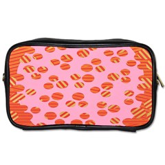 Distance Absence Sea Holes Polka Dot Line Circle Orange Chevron Wave Toiletries Bags by Mariart