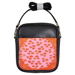 Distance Absence Sea Holes Polka Dot Line Circle Orange Chevron Wave Girls Sling Bags by Mariart