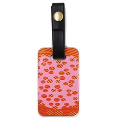 Distance Absence Sea Holes Polka Dot Line Circle Orange Chevron Wave Luggage Tags (one Side)  by Mariart