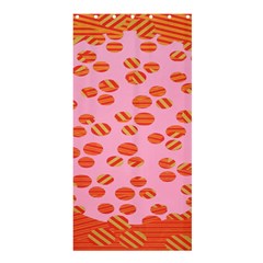 Distance Absence Sea Holes Polka Dot Line Circle Orange Chevron Wave Shower Curtain 36  X 72  (stall)  by Mariart