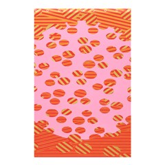 Distance Absence Sea Holes Polka Dot Line Circle Orange Chevron Wave Shower Curtain 48  X 72  (small)  by Mariart