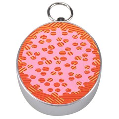 Distance Absence Sea Holes Polka Dot Line Circle Orange Chevron Wave Silver Compasses by Mariart