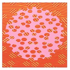 Distance Absence Sea Holes Polka Dot Line Circle Orange Chevron Wave Large Satin Scarf (square) by Mariart