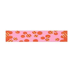 Distance Absence Sea Holes Polka Dot Line Circle Orange Chevron Wave Flano Scarf (mini) by Mariart