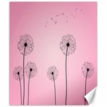 Flower Back Pink Sun Fly Canvas 20  x 24   19.57 x23.15  Canvas - 1