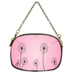 Flower Back Pink Sun Fly Chain Purses (Two Sides)  Back