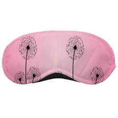 Flower Back Pink Sun Fly Sleeping Masks by Mariart