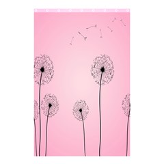 Flower Back Pink Sun Fly Shower Curtain 48  X 72  (small)  by Mariart