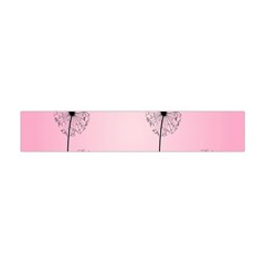 Flower Back Pink Sun Fly Flano Scarf (mini) by Mariart