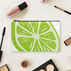 Gerald Lime Green Cosmetic Bag (medium) 