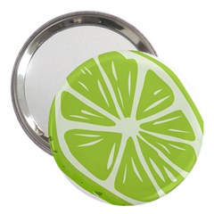 Gerald Lime Green 3  Handbag Mirrors by Mariart