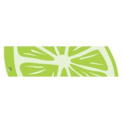 Gerald Lime Green Satin Scarf (oblong) by Mariart