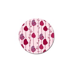 Flower Floral Mpink Frame Golf Ball Marker (4 Pack) by Mariart