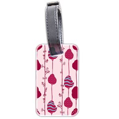 Flower Floral Mpink Frame Luggage Tags (two Sides) by Mariart